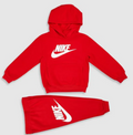 Tuta Bambino Nike Club French Terry - Rosso