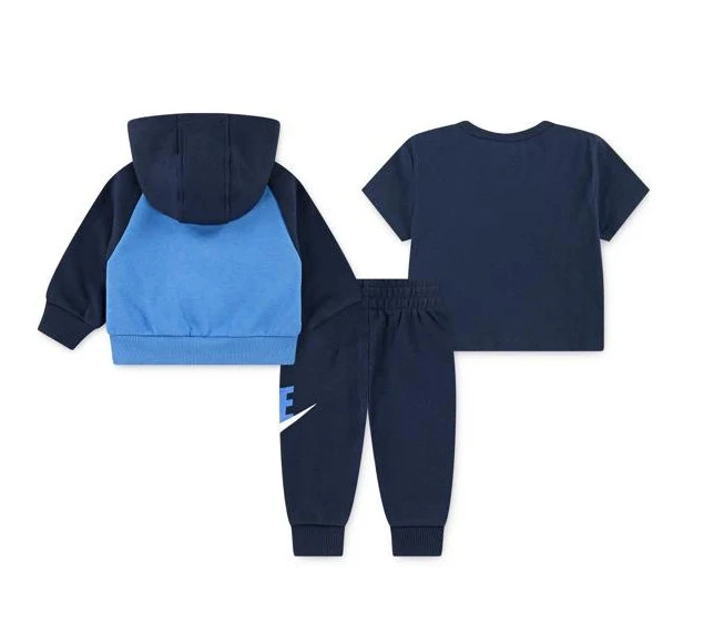 Tuta bambino Nike Color Blocked HBR Jogger Set - Blu