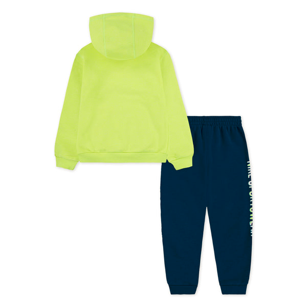 Tuta bambino Nike Fleece - Giallo Fluo/Blu