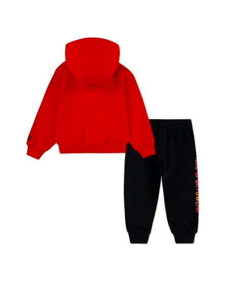 Tuta bambino Nike Fleece - Rosso/Nero