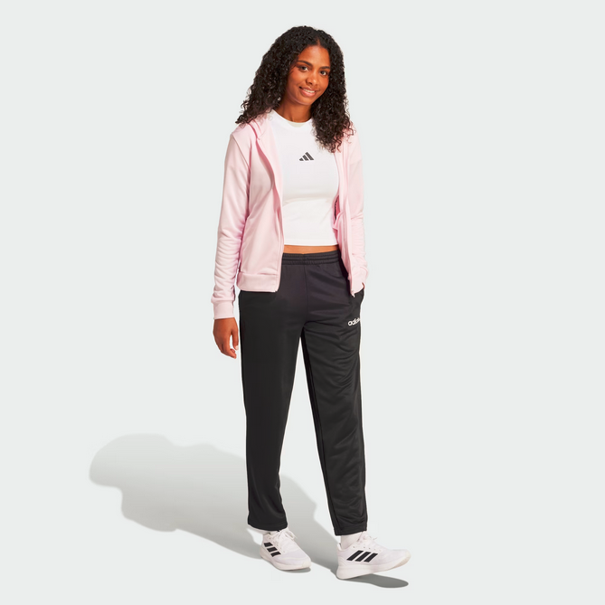 Tuta Donna Adidas Essentials Linear - Rosa/Nero