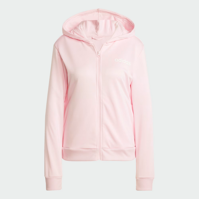 Tuta Donna Adidas Essentials Linear - Rosa/Nero