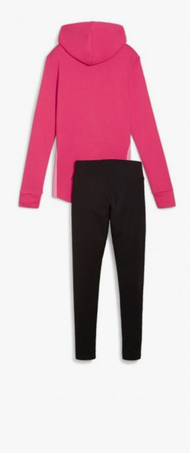 Tuta donna Puma Mettallic - Fucsia/Nero