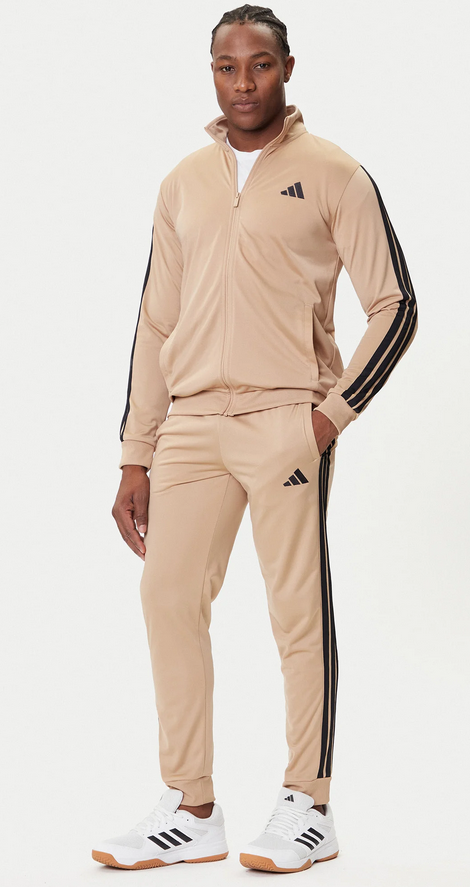 Tuta Uomo Adidas 3 Stripes - Beige