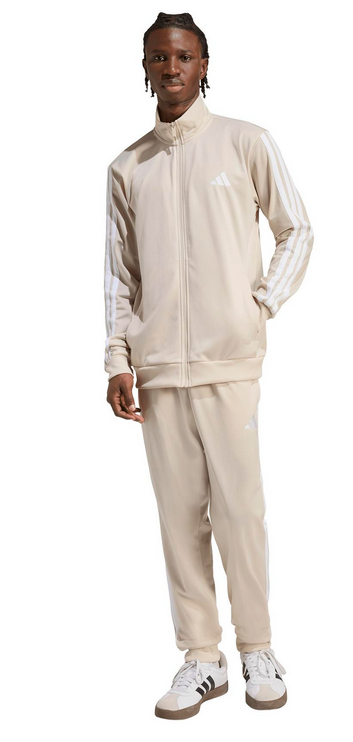 Tuta Uomo Adidas 3 Stripes - Beige