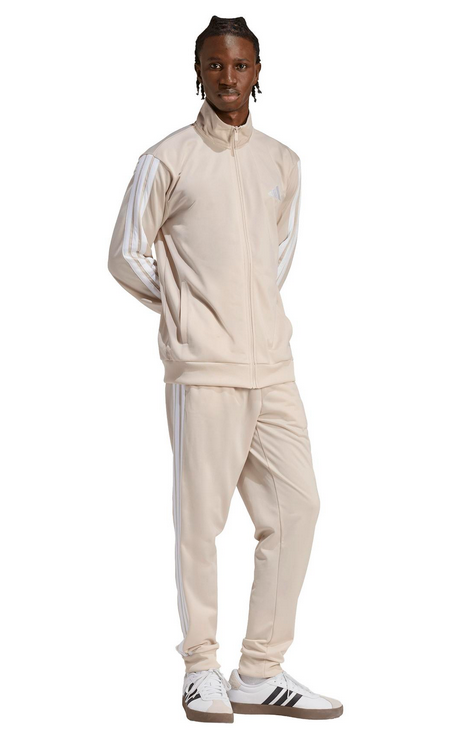 Tuta Uomo Adidas 3 Stripes - Beige