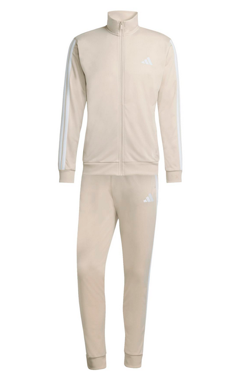 Tuta Uomo Adidas 3 Stripes - Beige
