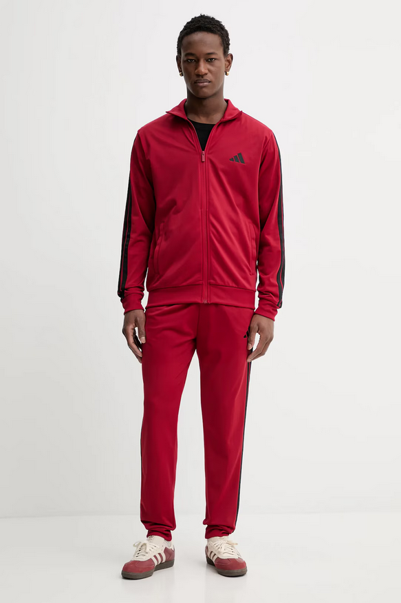 Tuta Uomo Adidas 3 Stripes - Bordeaux
