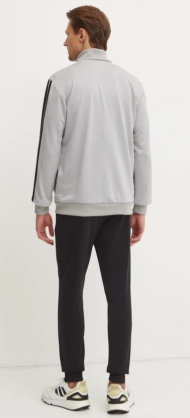 Tuta Uomo Adidas 3 Stripes - Grigio/Nero