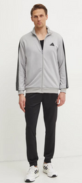 Tuta Uomo Adidas 3 Stripes - Grigio/Nero