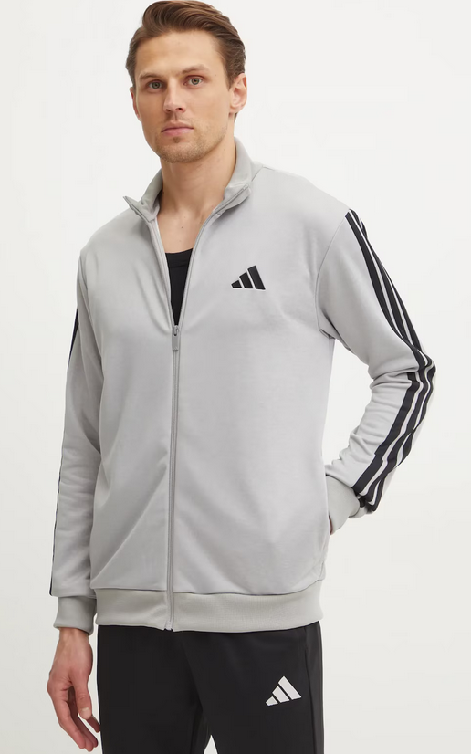 Tuta Uomo Adidas 3 Stripes - Grigio/Nero