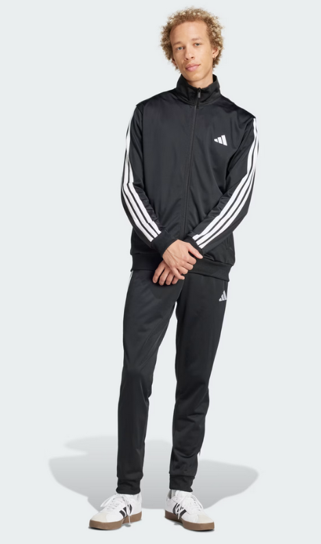 Tuta Uomo Adidas 3-Stripes - Nero