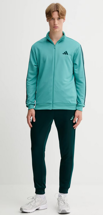Tuta Uomo Adidas 3 Stripes - Verde