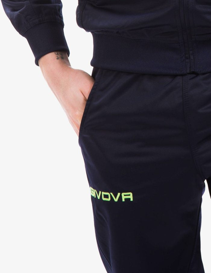 TUTA UOMO GIVOVA Tuta VISA FLUO - BLU/GIALLO FLUO