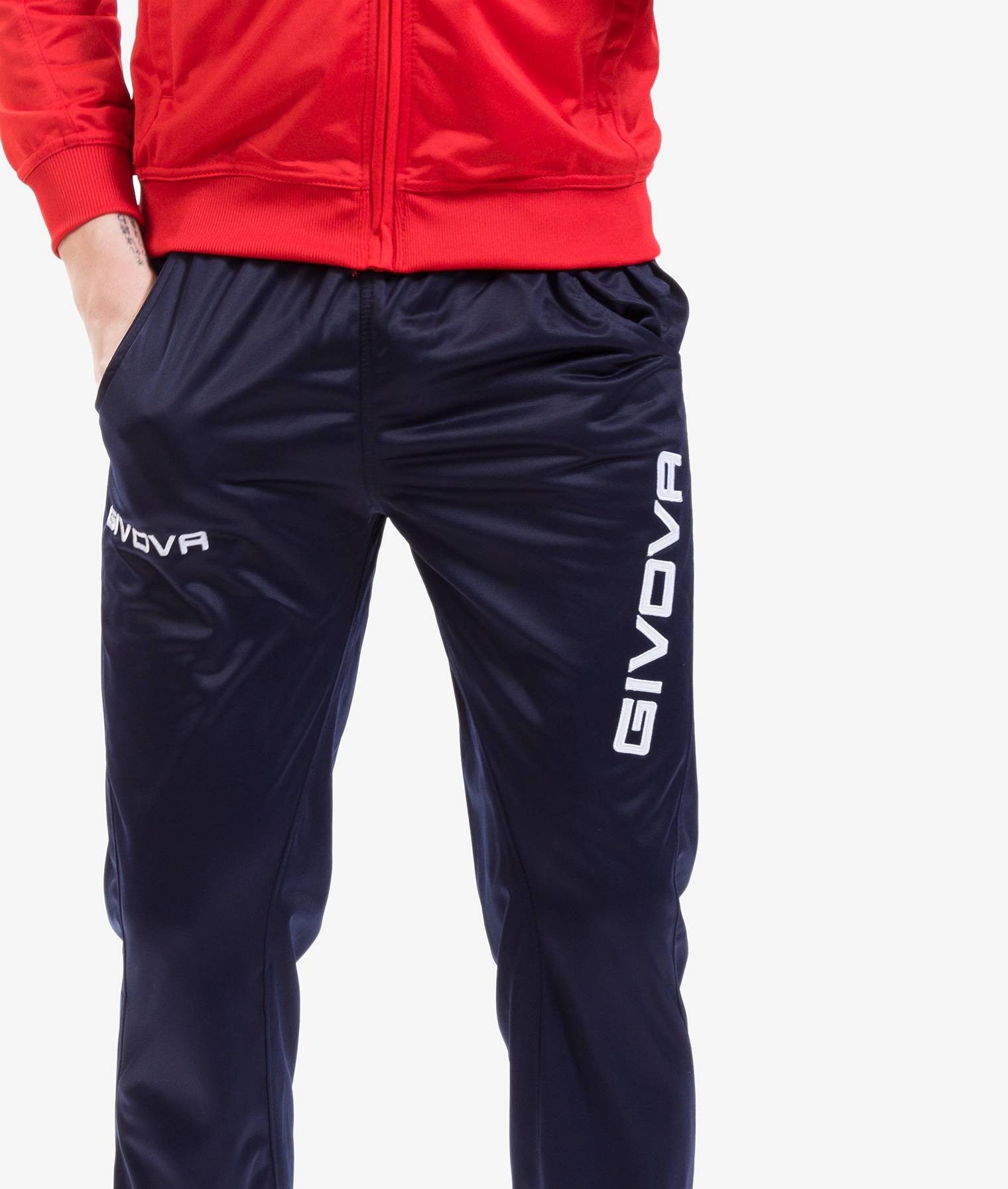 TUTA UOMO GIVOVA MODELLO VISA ROSSO / BLU