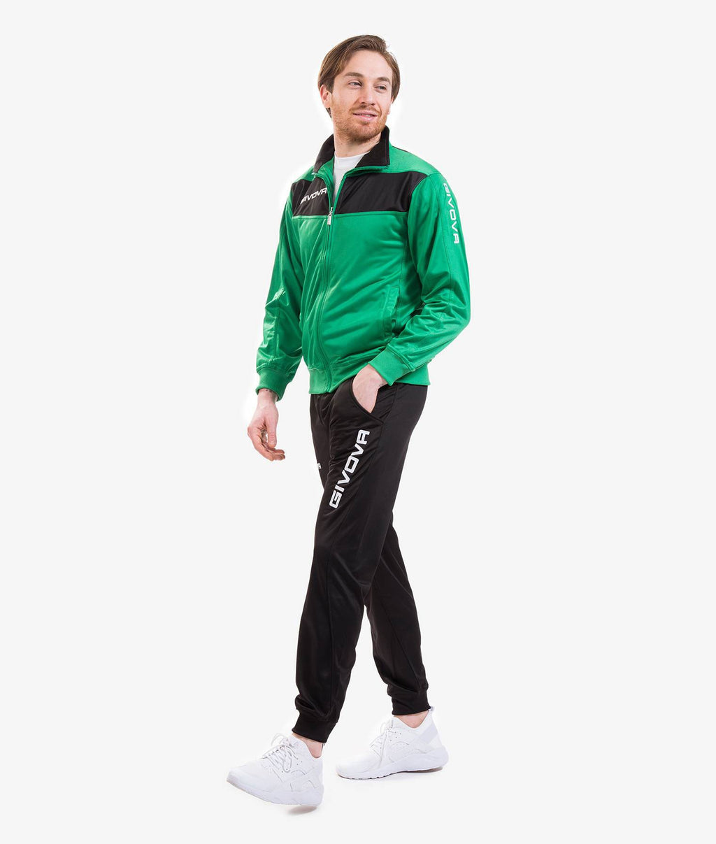 TUTA UOMO GIVOVA MODELLO VISA VERDE / NERO