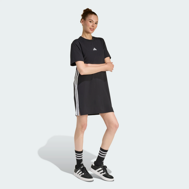 Vestito Donna ESSENTIALS 3-STRIPES - Nero